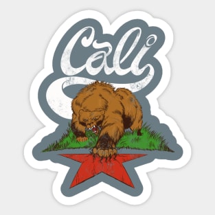 CALI BEAR Sticker